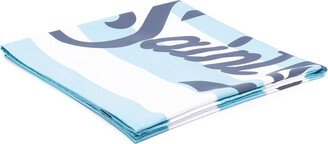 Aidan striped beach-towel