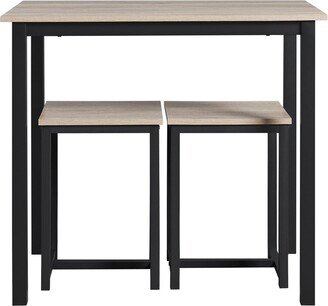 3 Piece Dining Sets, Space Saving Table Set for Kitchen