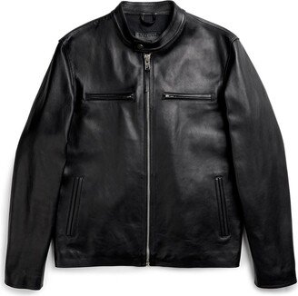 Lastwolf Wheeler Peak Racer Leather Jacket - Black