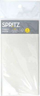 8ct Pegged Gift Packaging Tissues Solid Cream - Spritz™