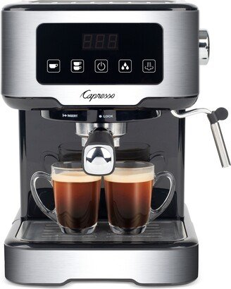 Espresso & Cappuccino Machine - Stainless Steel/black