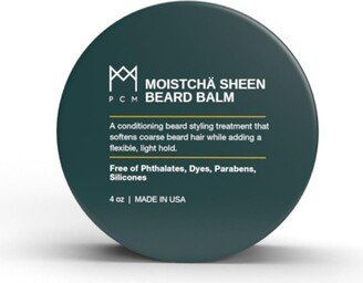 Moistcha Sheen Beard Balm - To Prevent Dryness of Hair, Face and Beard - 4 oz - PuffCuff