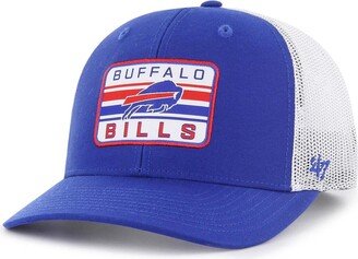 Men's Royal, White Buffalo Bills Drifter Adjustable Trucker Hat - Royal, White