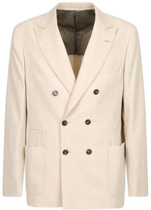 Buttoned Tailored Blazer-AA