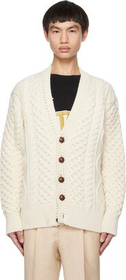 Off-White Y-Neck Cardigan-AC