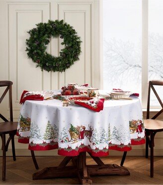 Toy's Fantasy Engineered Tablecloth, 60 x 84 Oval