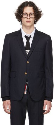 Navy Wool Blazer