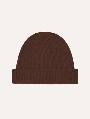 Ribbed Wool Beanie-AB