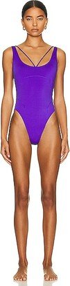 Le Maillot Signature in Purple