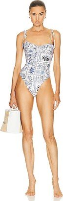 ?bano Onepiece Swimsuit in White