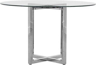 Modus Furniture International Amalfi 54 Glass Round Counter Table