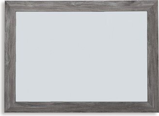 Bronyan Dark Gray Bedroom Mirror - Grey - 42