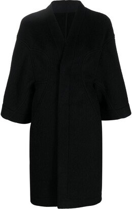 Wool Single-Breasted Coat-AA