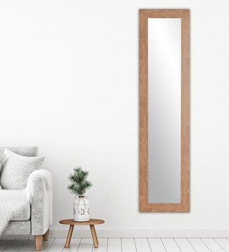 BrandtWorks Urban Rustic Farmhouse Slim Full Length Mirror - Brown/Red