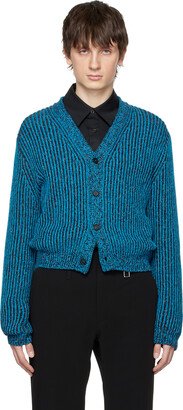 Blue Cropped Cardigan-AA