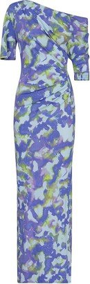 Allover Floral Printed Maxi Dress