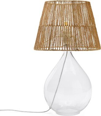 La Redoute Interieurs Yaku Glass & Hemp Table Lamp