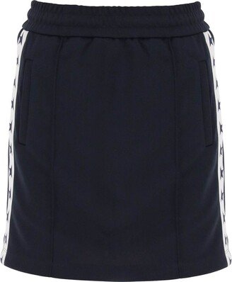 Star-Printed Mini Skirt-AA