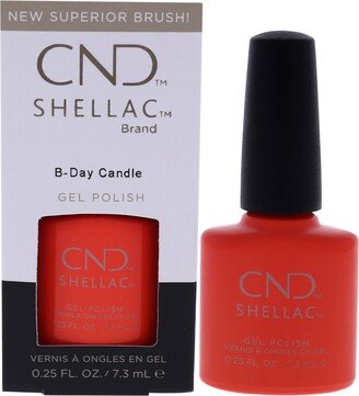 Shellac Nail Color - B-Day Candle by for Women - 0.25 oz Nail Polish