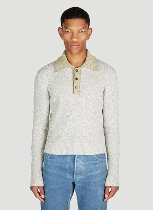 Polo Sweater - Man Knitwear Grey M