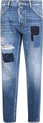 Patchwork Blue Jeans-AA