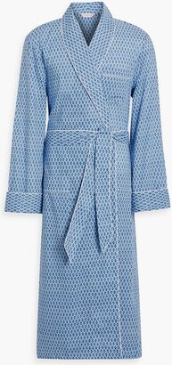 Nelson printed cotton robe-AA