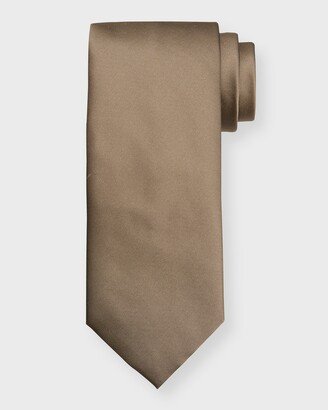 Men's Faille Silk Tie