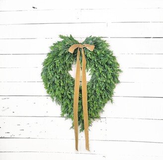 Winter Wreath-Greenery Wreath-Sympathy Wreath-Outdoor Wreath-Modern Home Decor-Gifts-Christmas Door Decor-Minimalist Wreath-Holiday Decor