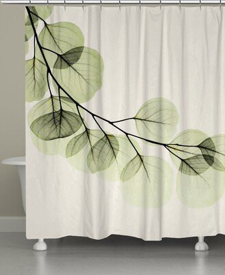 Green Leaves Shower Curtain - Grn/leaves