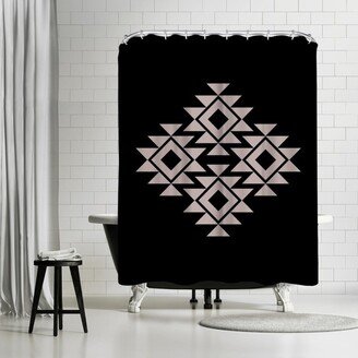 71 x 74 Shower Curtain, Geometric Art 11 by Pop Monica