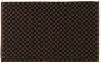 Baina Brown & Black Beppu Bath Mat