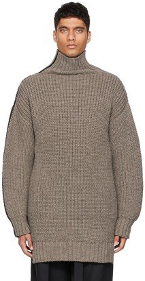 Grey Wool Turtleneck