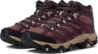 Moab 3 Mid Waterproof (Burgundy/Burlwood) Women's Shoes