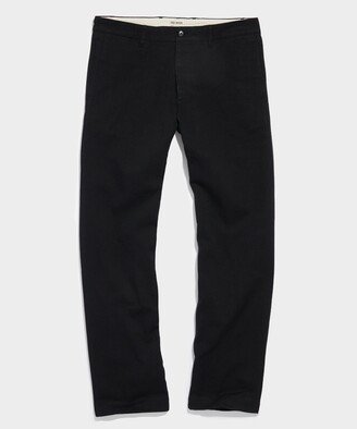 Japanese Relaxed Fit Selvedge Chino in Black