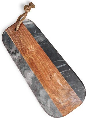 Gauri Kohli Sulguni Marble & Wood Cutting Board-AB