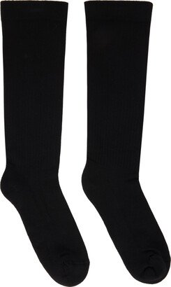 Black 'Urinal' Socks