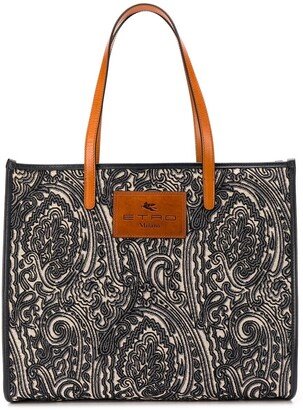 Jacquard Tote Bag