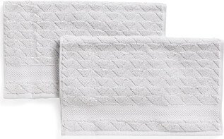 Herringbone Zero Twist 2pk Hand Towels