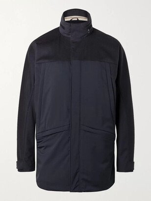 Lanbrook Padded Storm System Shell-Trimmed Virgin Wool and Cashmere-Blend Jacket