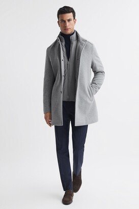 Wool Removable Insert Longline Coat