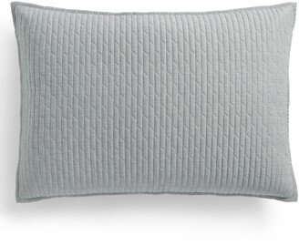 Bedford Geo Quilted Sham, King, Created for Macy's