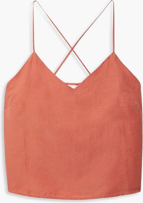 Ravena cotton and silk-blend voile camisole