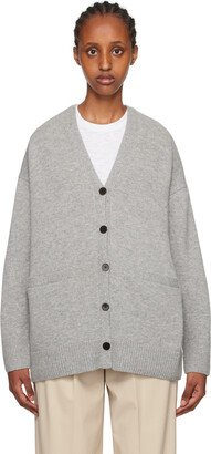 Gray Boxy Cardigan-AA