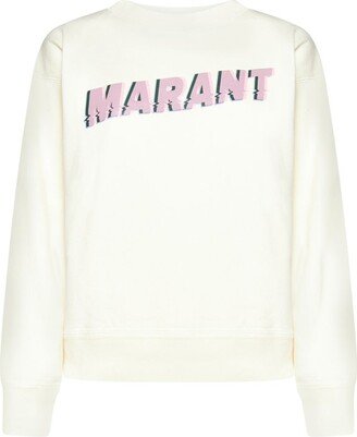 Logo Printed Crewneck Jumper-AB