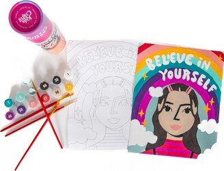 Kids Crafts Believe in Yourself Paint by Number Craft Kit