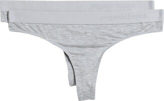 ORGANIC BASICS Tencel™ Lite Tanga 2-pack Thong Light Grey