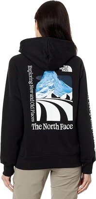 Places We Love Hoodie (TNF Black/Cave Blue) Women's Clothing