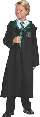 Kids' Classic Harry Potter Slytherin Robe Costume - Size - Black