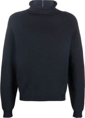 There Was One Fisherman-Knit Mock-Neck Jumper