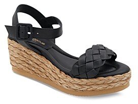 Women's Cecilia Woven Strap Espadrille Wedge Platform Sandals